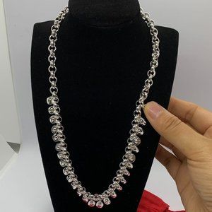 Uno de 50 Silver Necklace Link Disc Charms